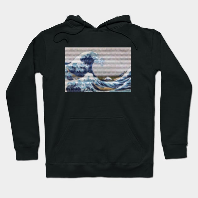 Great Wave Off Kanagawa Play Bricks [Rx-Tp] Hoodie by Roufxis